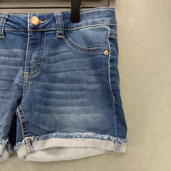 Hippie Girl Regular Rise Midi Denim Shorts Size 10 - Picture 5 of 10